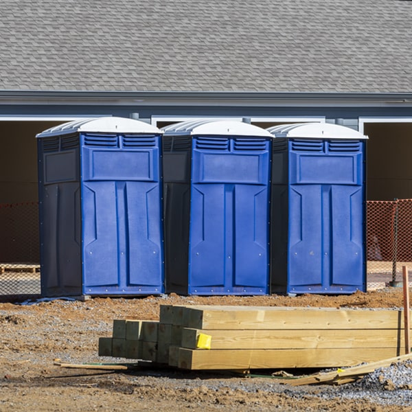 are there any restrictions on where i can place the portable restrooms during my rental period in Clearlake Riviera California